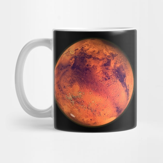 Mars Rendering Print by SPACE ART & NATURE SHIRTS 